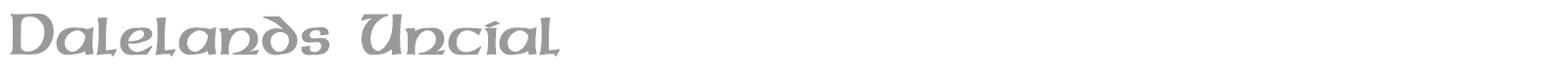 Dalelands Uncial font preview